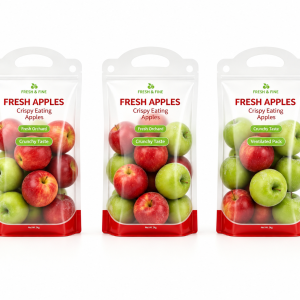 Clear apple carry pouch