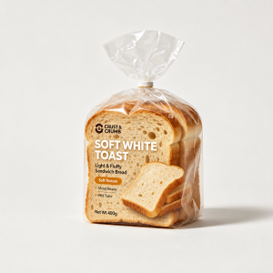 Clear Sliced Bread Bag packaging example
