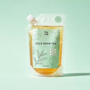 Cold Brew Tea Spout Pouch flexible packaging example