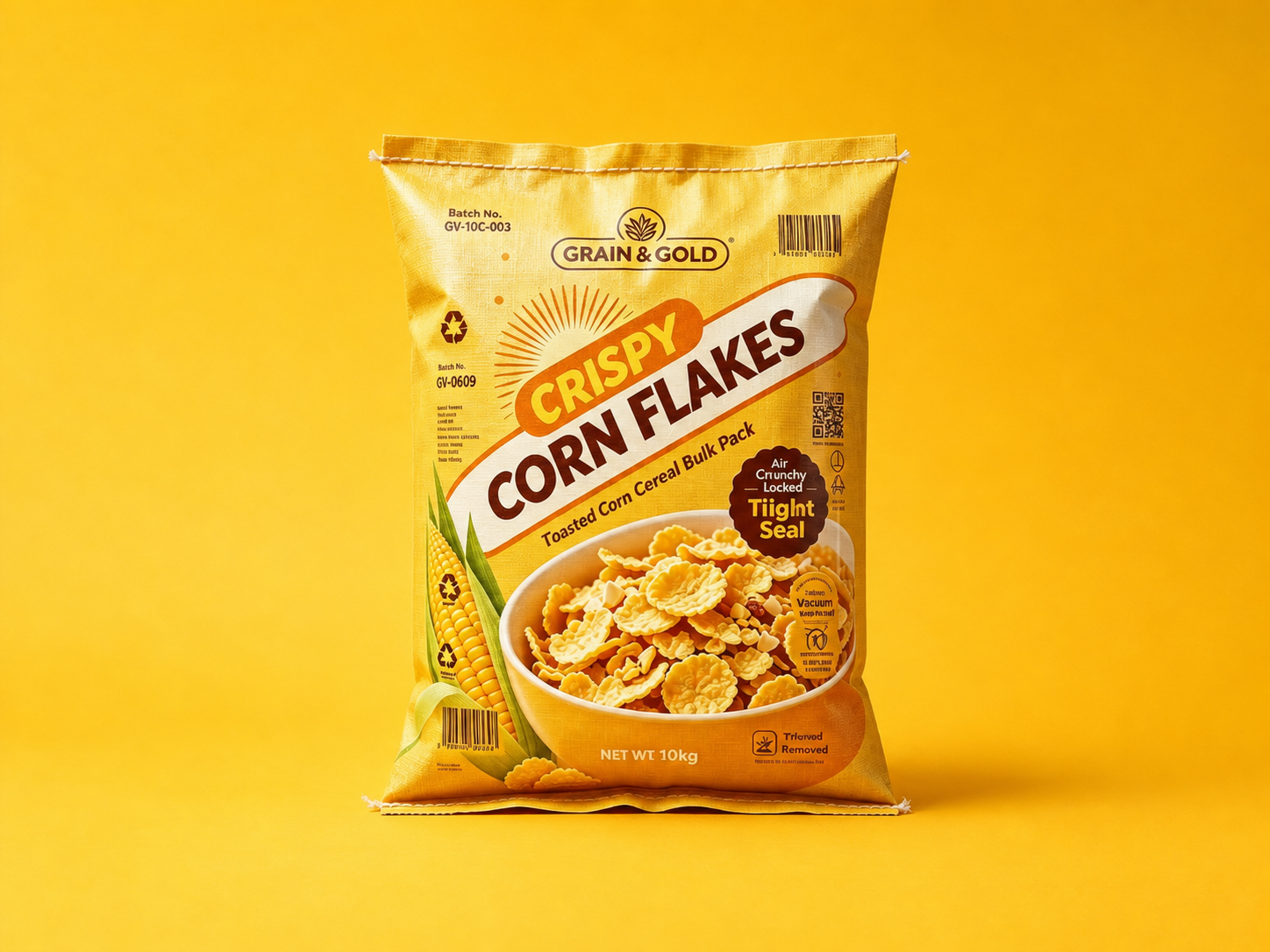 corn flakes bulk bag expanded Heavy-duty corn flakes bulk bag