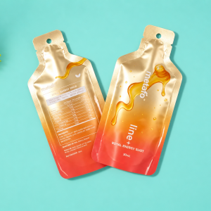 Energy Shot Sachet flexible packaging example