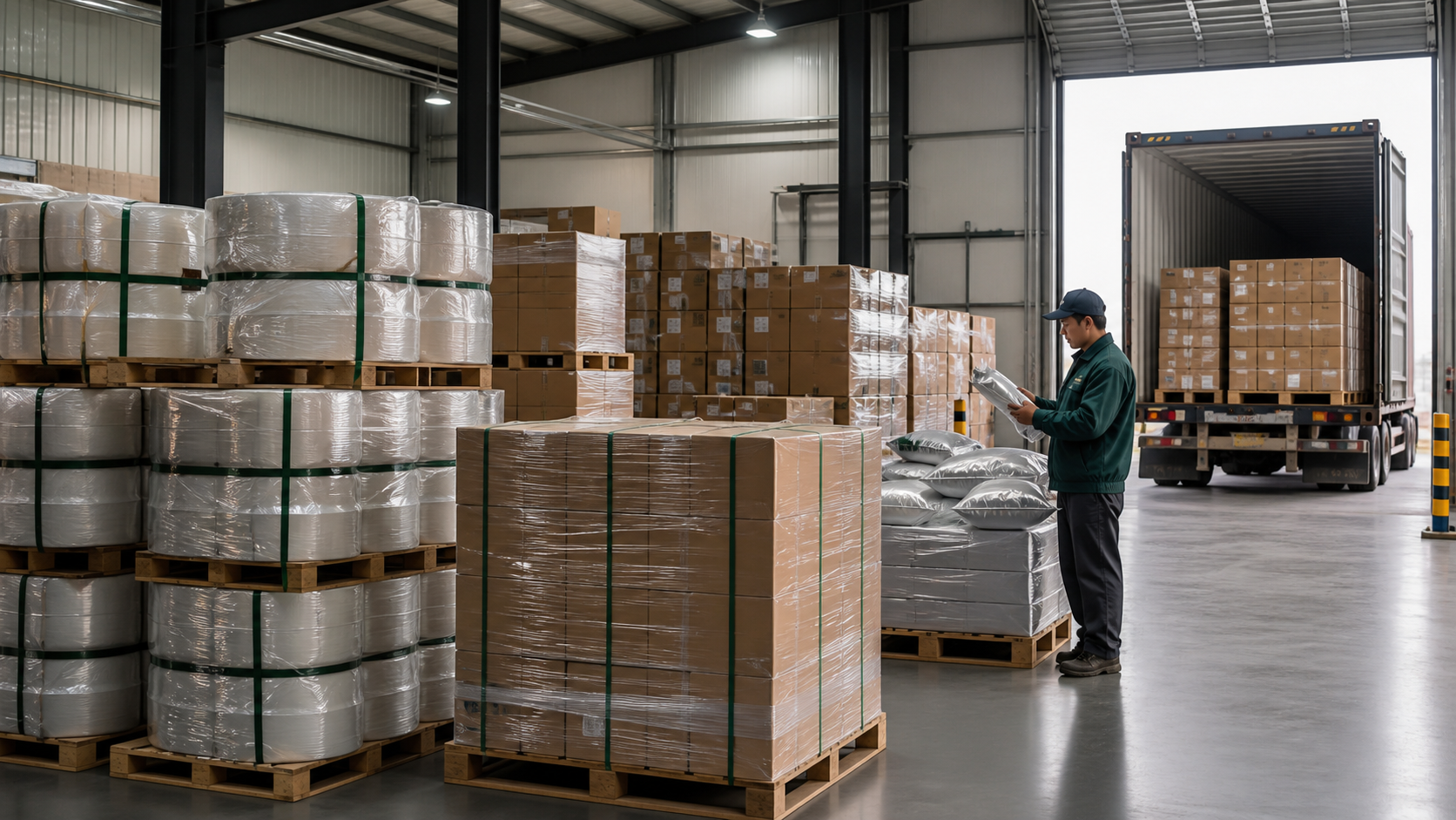 Home Concept placeholder — packaging dispatch preparation