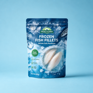 Frozen Fish Zipper Pouch packaging example