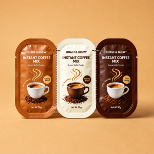 Instant Coffee Single-Serve Sachet flexible packaging example