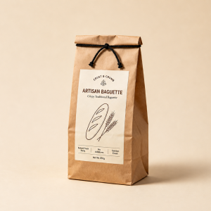 Kraft Artisan Bread Bag packaging example