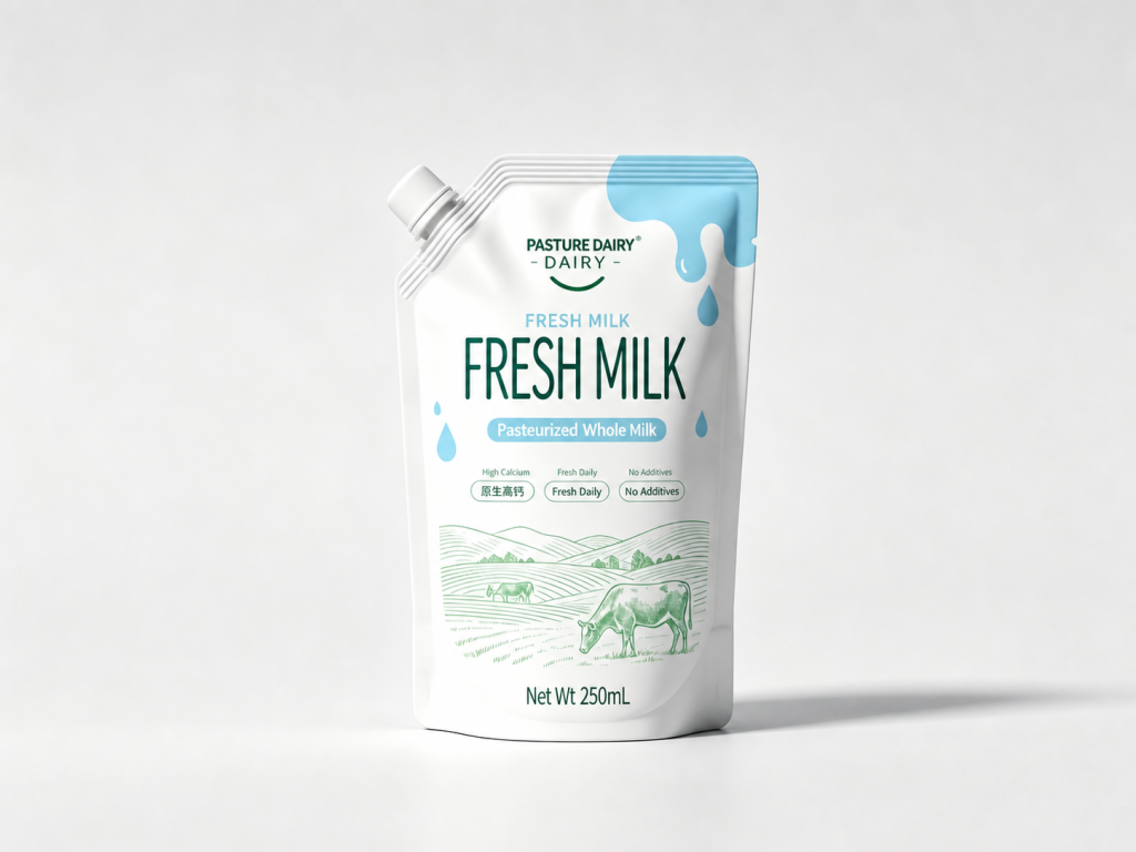 Liquid Dairy Spout Pouch — full product view
