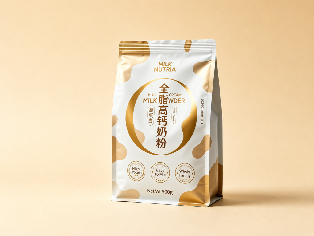 Milk Powder Flat-Bottom Bag — full product view