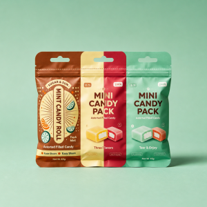 Mini Candy Stand-Up Pouch flexible packaging example