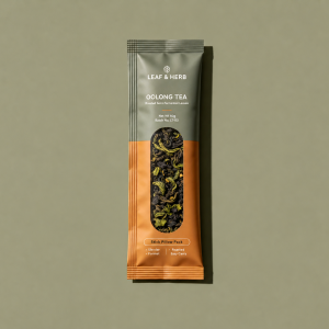 Slim oolong tea stick pillow pack with window