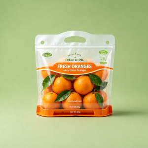 Ventilated orange carry pouch