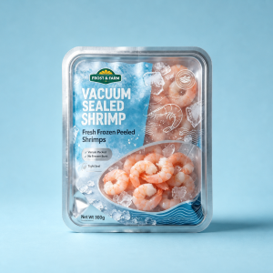 Vacuum Shrimp Tray Package packaging example
