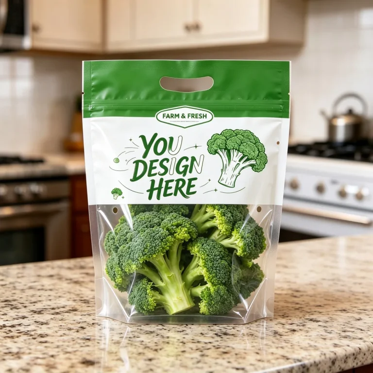 Home Anti-Fog Broccoli Ventilated Pouch