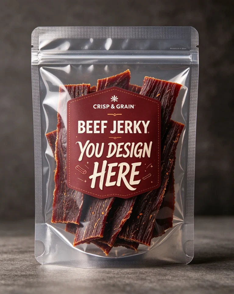 Home Beef Jerky High-Barrier Pouch