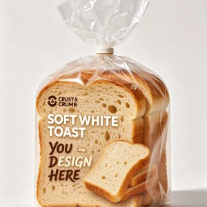 Clear Sliced Bread Bag