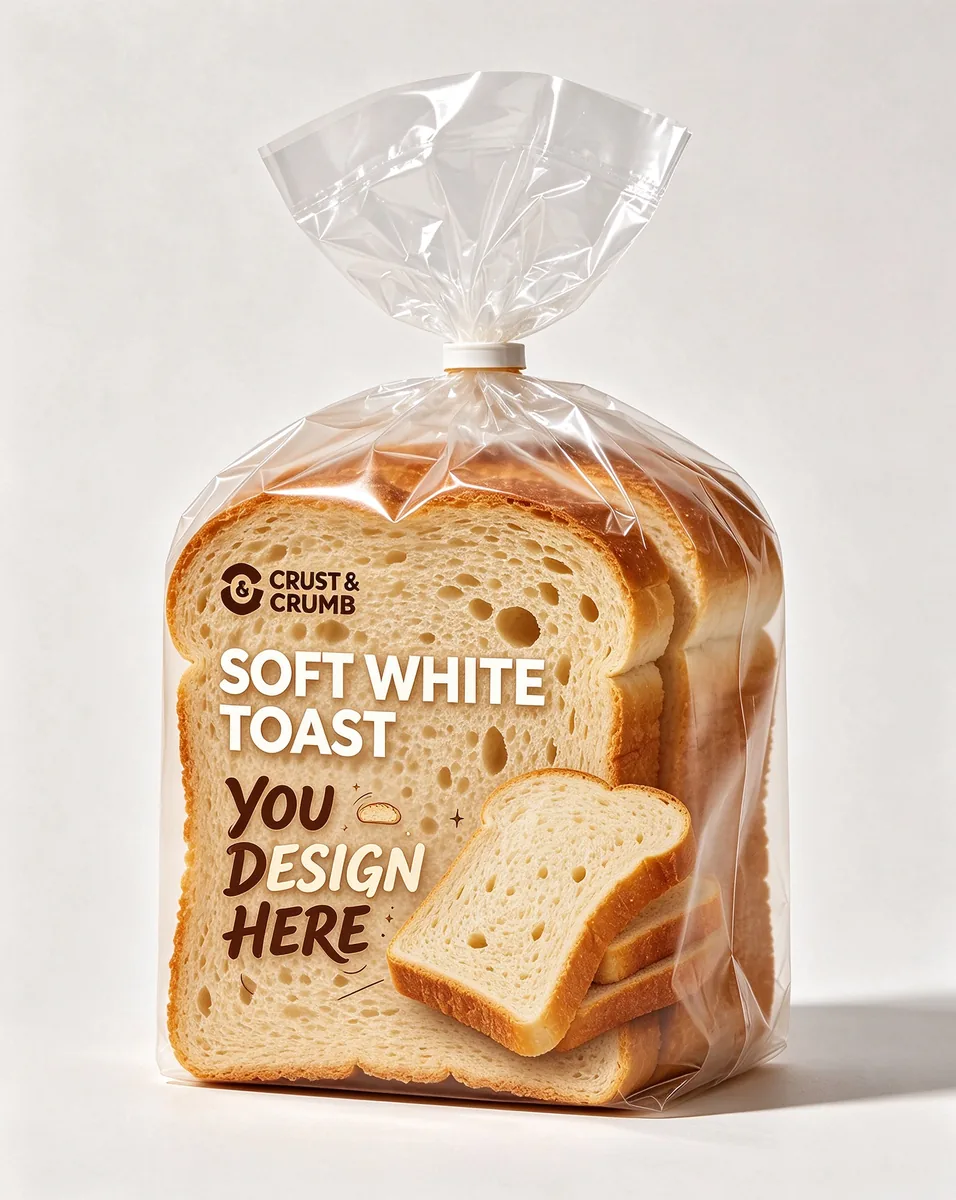 clear sliced bread bag Clear Sliced Bread Bag