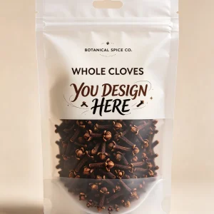 Clear Whole Clove Hang-Hole Pouch