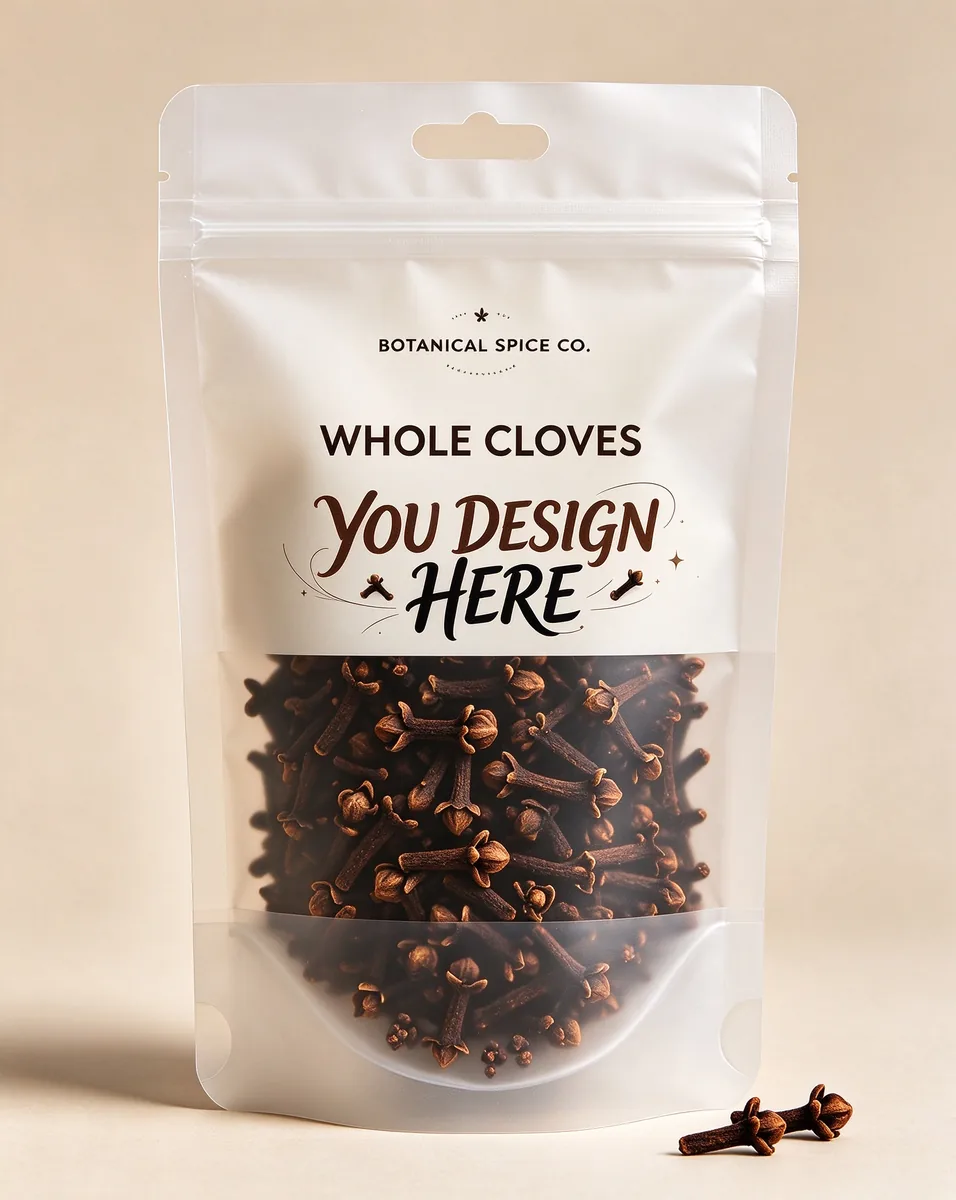 clear whole clove hang hole pouch Clear Whole Clove Hang-Hole Pouch