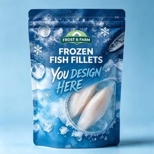 Frozen Fish Zipper Pouch