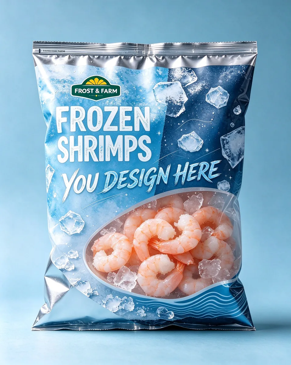 frozen shrimp pillow bag Frozen Shrimp Pillow Bag