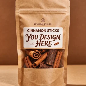 Kraft Cinnamon Window Pouch