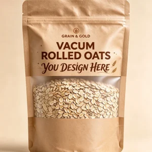 Kraft Oats Zipper Pouch