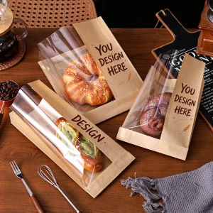 Kraft Window Bakery Bag