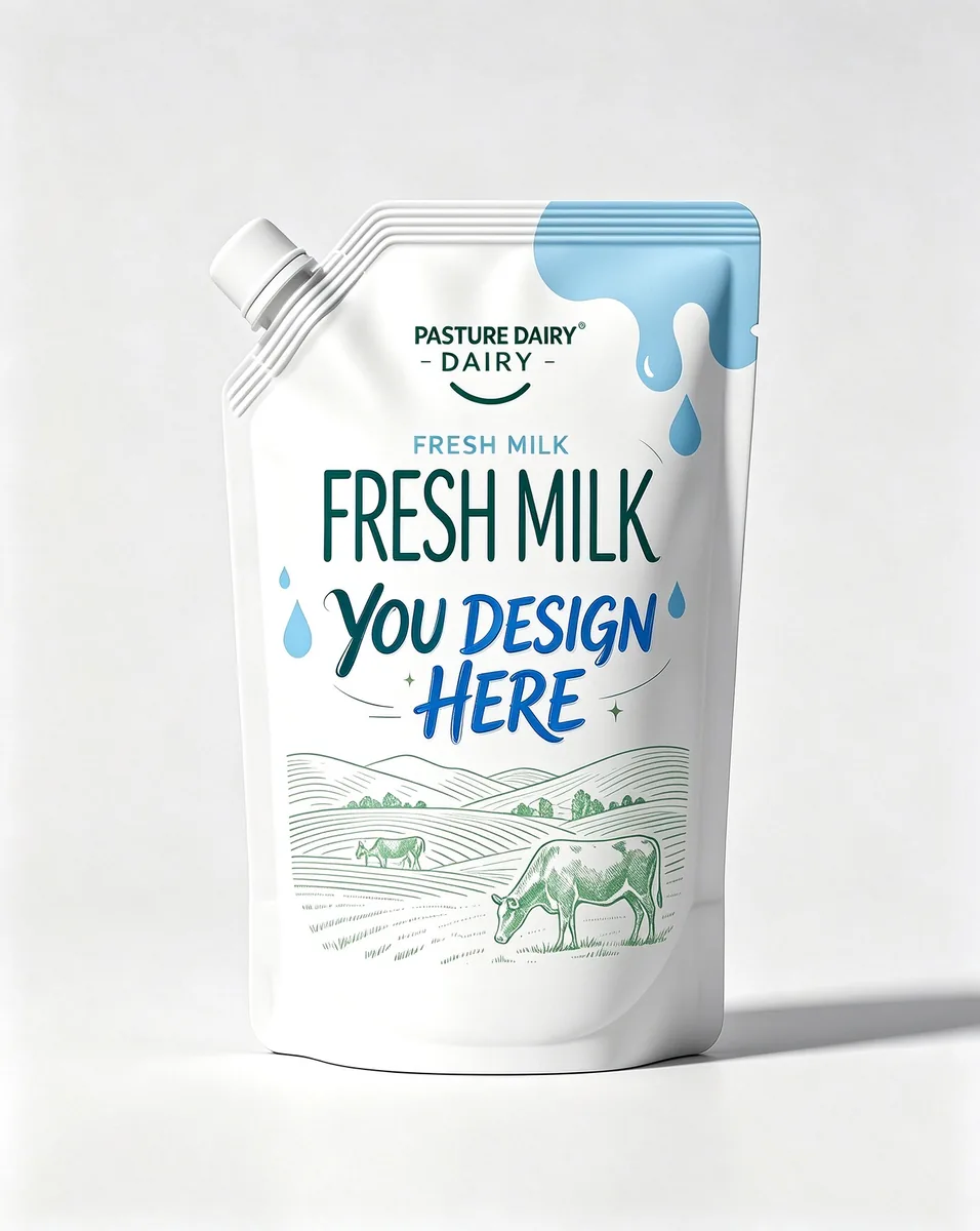 liquid dairy spout pouch Liquid Dairy Spout Pouch