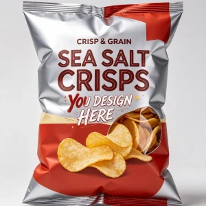 Nitrogen-Flush Crisps Pillow Bag