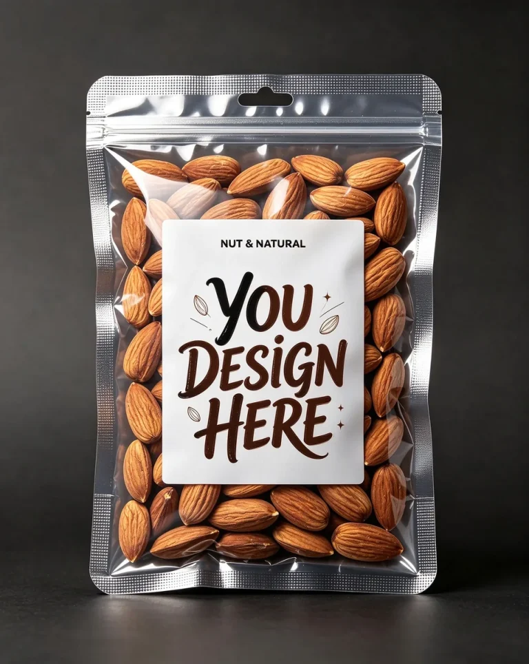 Home Vacuum Almond Pouch
