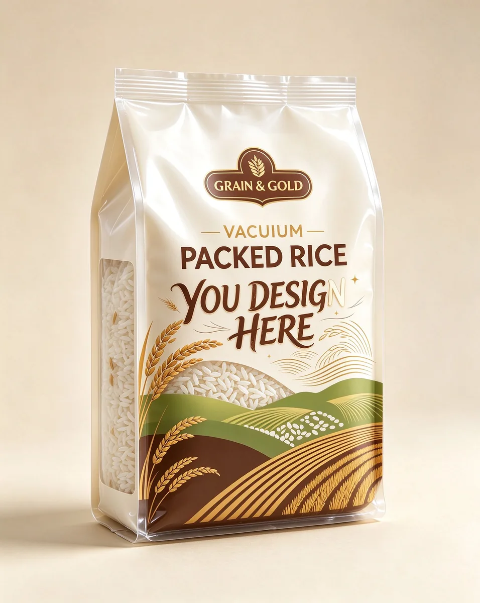 white rice side gusset bag White Rice Side-Gusset Bag